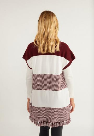 Длинный жилет