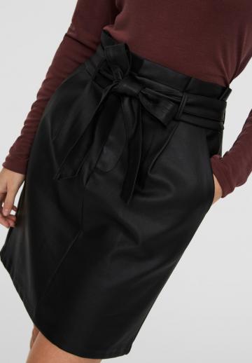 Кожаная юбка