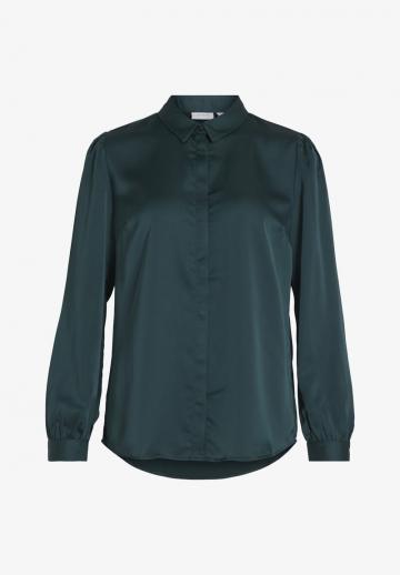 Атласная блузка