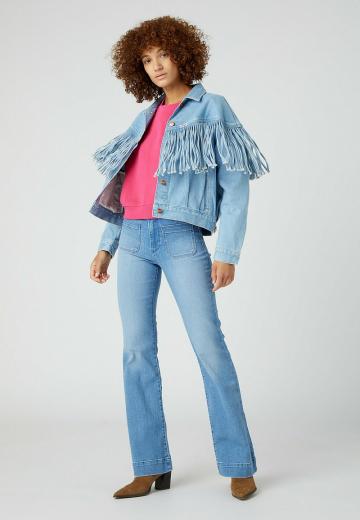 Клешеные джинсы