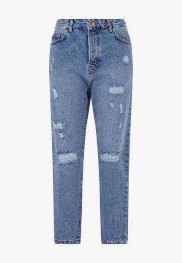 Прямые джинсы