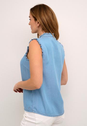 Джинсовая жилетка