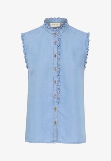 Джинсовая жилетка