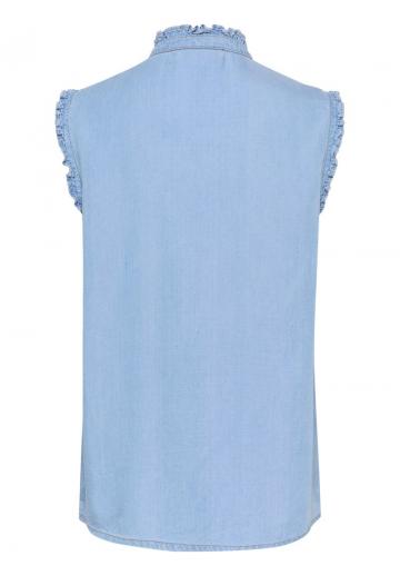 Джинсовая жилетка