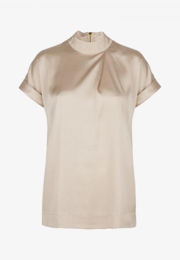 Атласная блузка