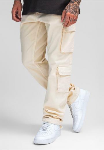 Брюки с накладными карманами