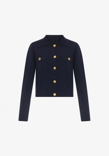 Блейзер с накладными карманами