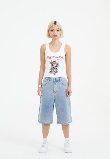 Короткие джинсы