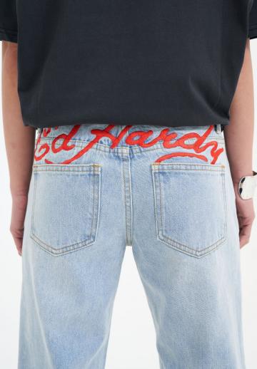 Прямые джинсы