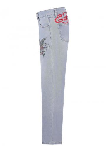 Прямые джинсы