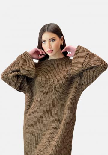 Вязаное платье