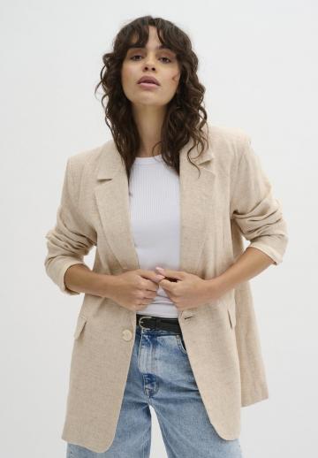 Длинный блейзер