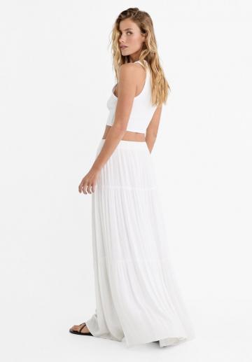 Юбка с воланами