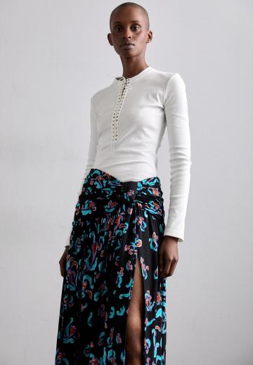 Юбка с воланами