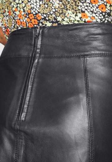 Кожаная юбка