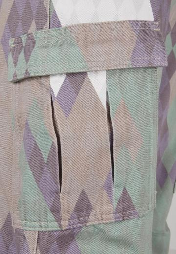 Брюки с накладными карманами