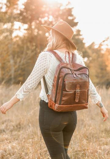 Кожаная сумка