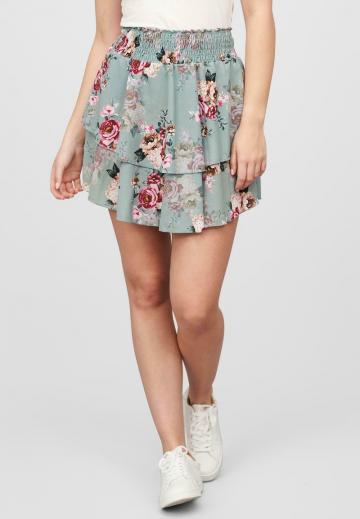 Юбка с воланами