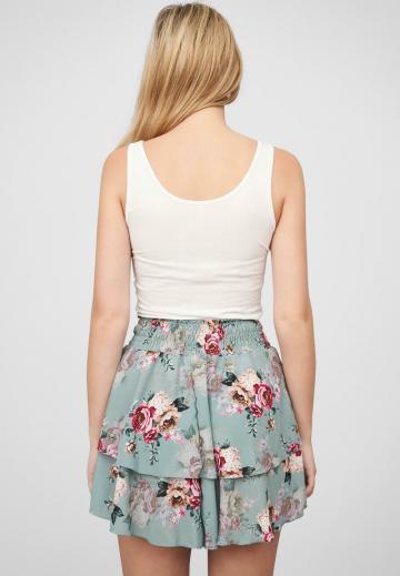 Юбка с воланами