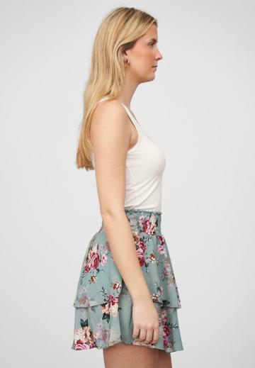 Юбка с воланами