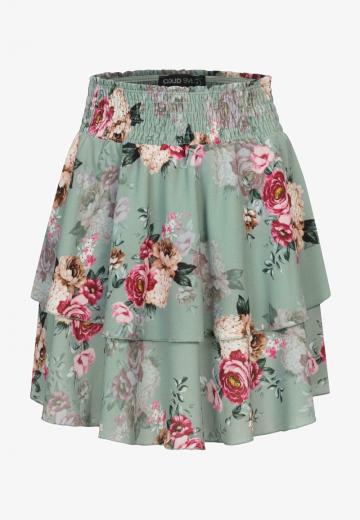 Юбка с воланами