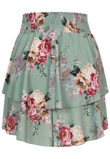 Юбка с воланами