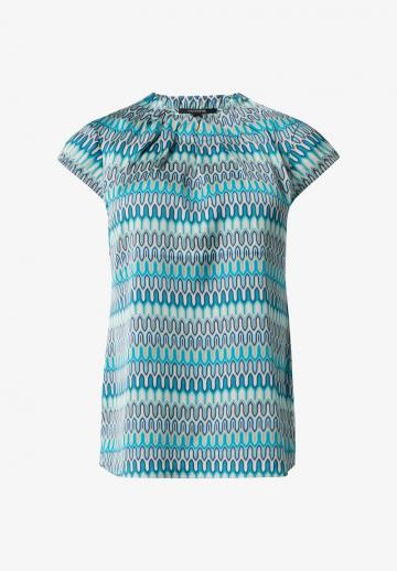 Атласная блузка