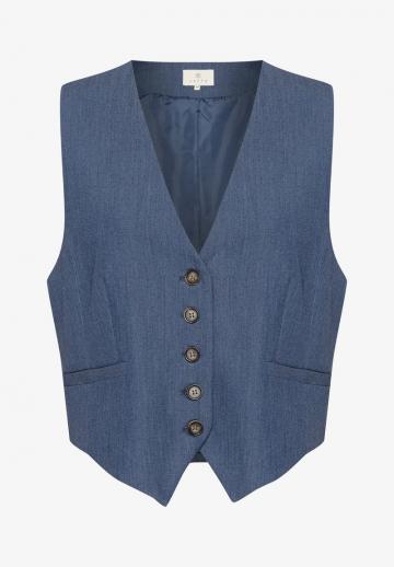 Джинсовая жилетка