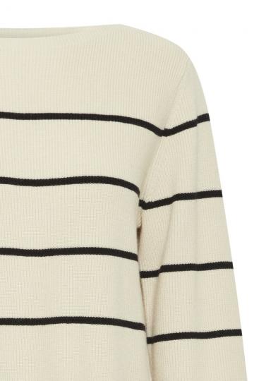 Пуловер в полоску
