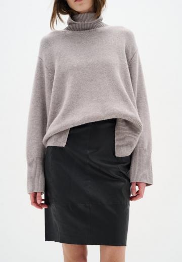 Кожаная юбка