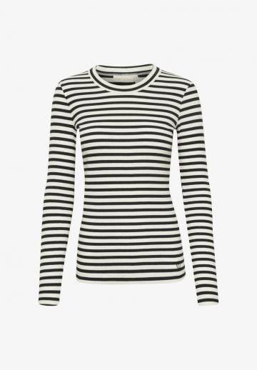 Пуловер в полоску