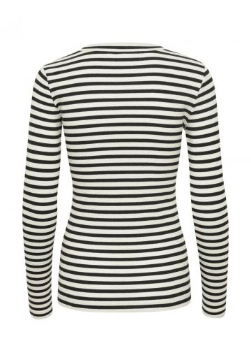 Пуловер в полоску