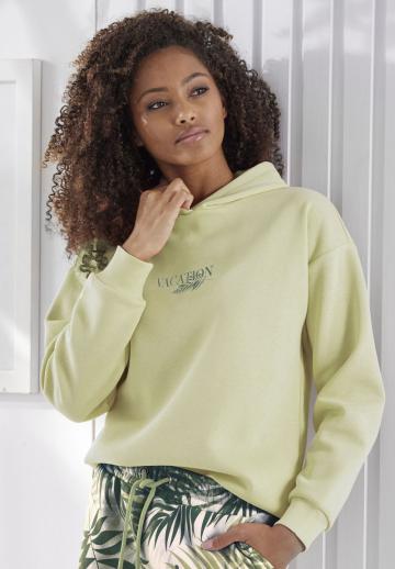 Пуловер с капюшоном