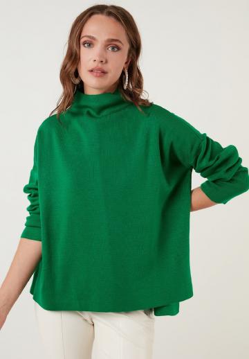 Пуловер с рукавом три четверти