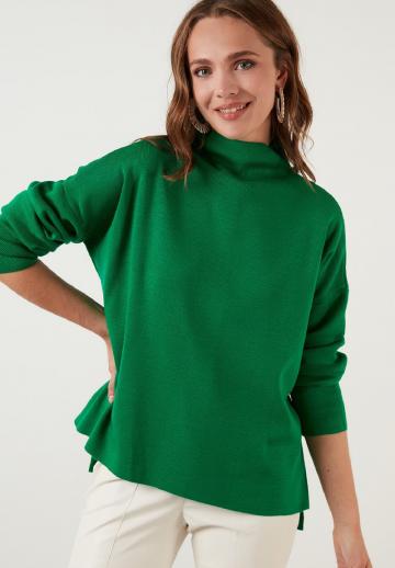 Пуловер с рукавом три четверти