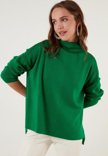 Пуловер с рукавом три четверти