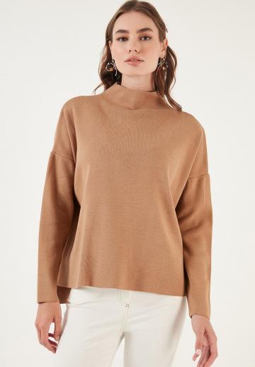 Пуловер с рукавом три четверти