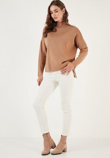 Пуловер с рукавом три четверти