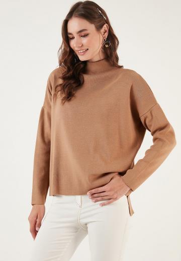 Пуловер с рукавом три четверти