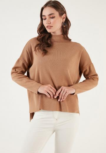 Пуловер с рукавом три четверти