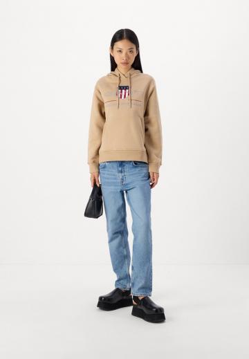 Пуловер с капюшоном