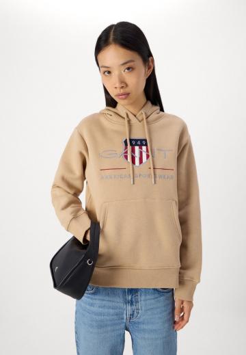 Пуловер с капюшоном