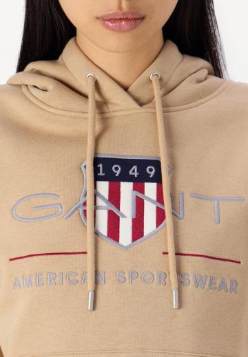 Пуловер с капюшоном