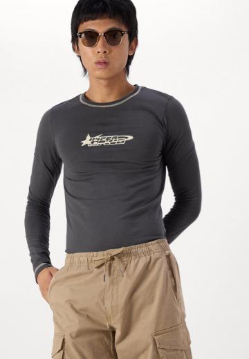 Брюки с накладными карманами