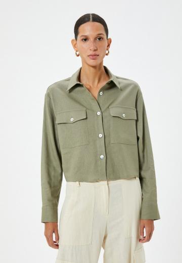 Блейзер с накладными карманами