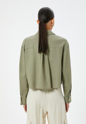 Блейзер с накладными карманами