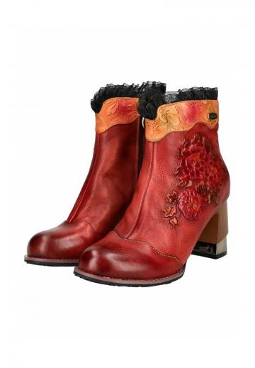 Полусапожки на высоком каблуке