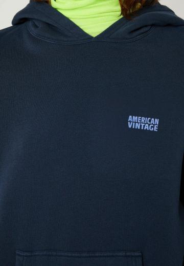 Пуловер с капюшоном