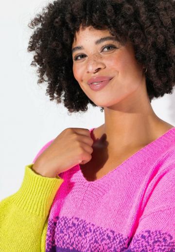 Длинный пуловер