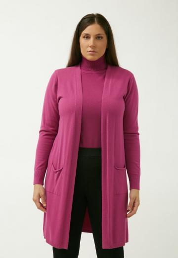 Длинный жилет